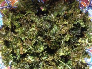 baked kale chips